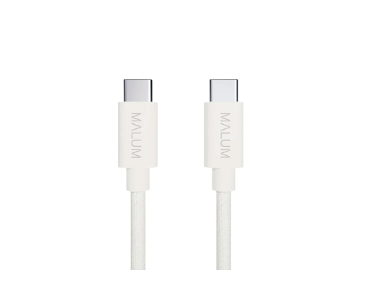 Kabel USB-C > USB-C 1m - PREMIUM (bílý)