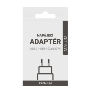 Napájecí adaptér GaN 30W (bílý)